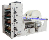 Otomatik Makaralı Kağıt Flekso Baskı Makinesi 1 ~ 5 Renk Baskı Opsiyonel